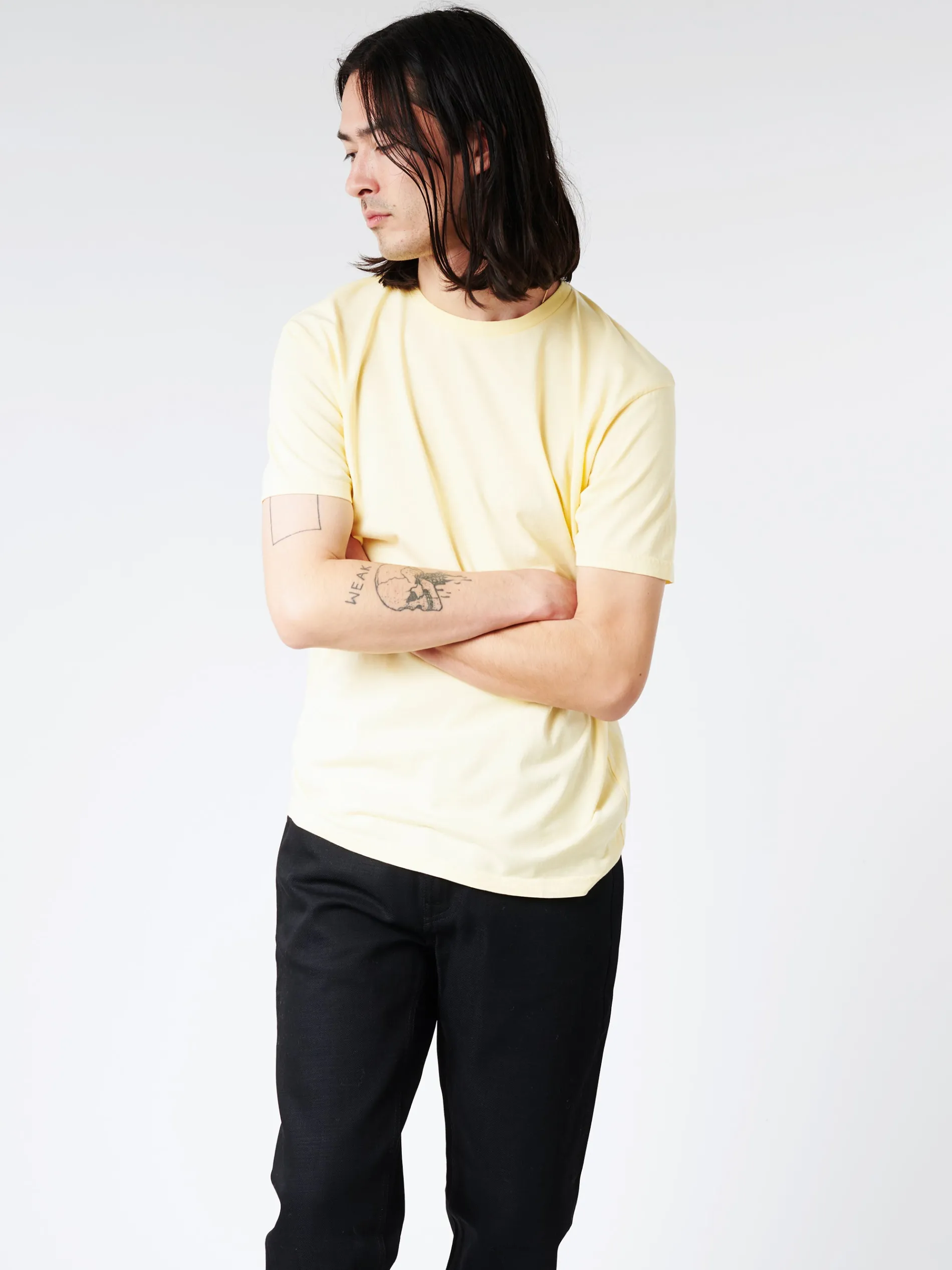Colorful Standard - Classic Organic Tee in Soft Yellow