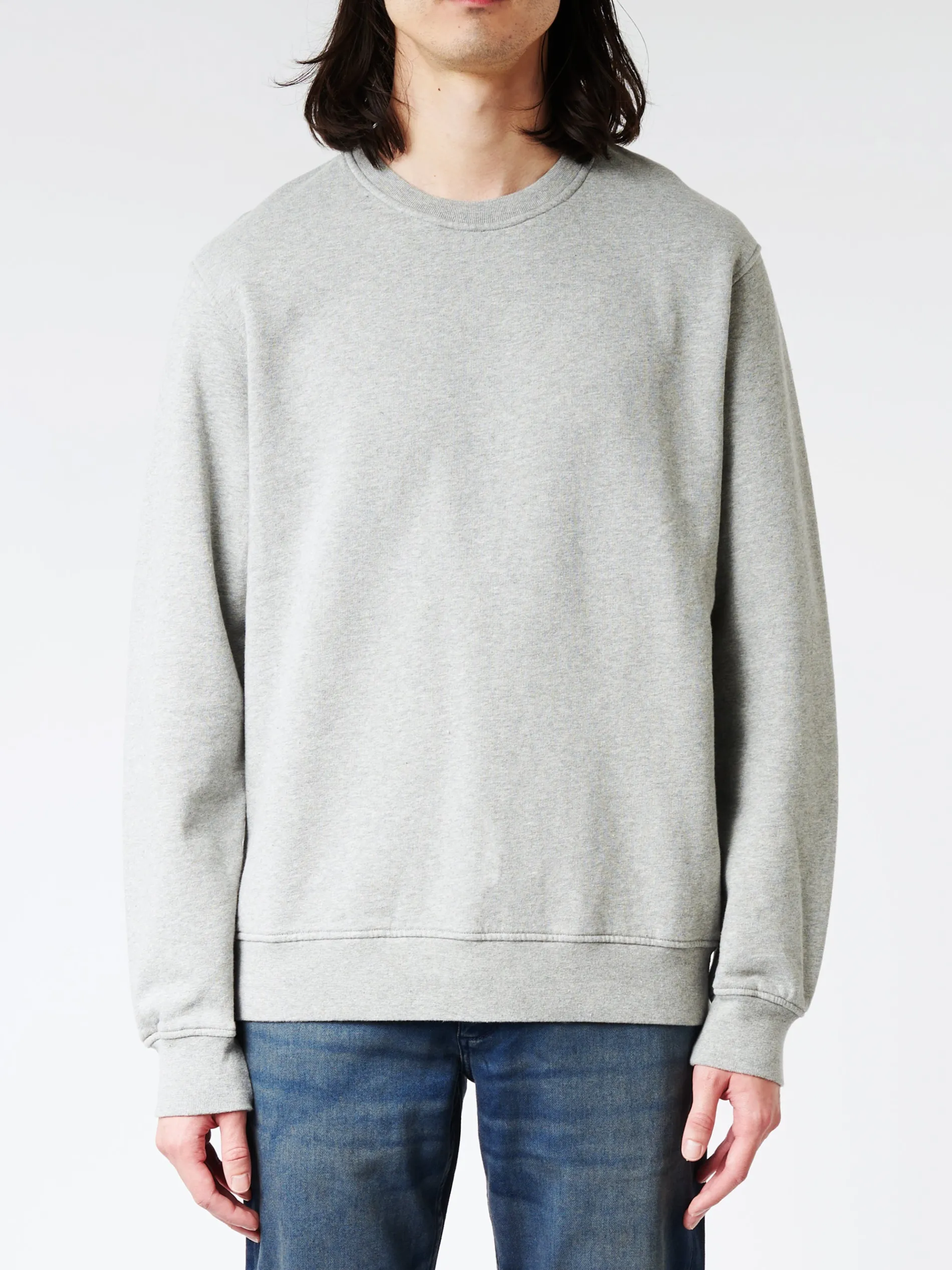 Colorful Standard - Classic Organic Crew in Heather Grey