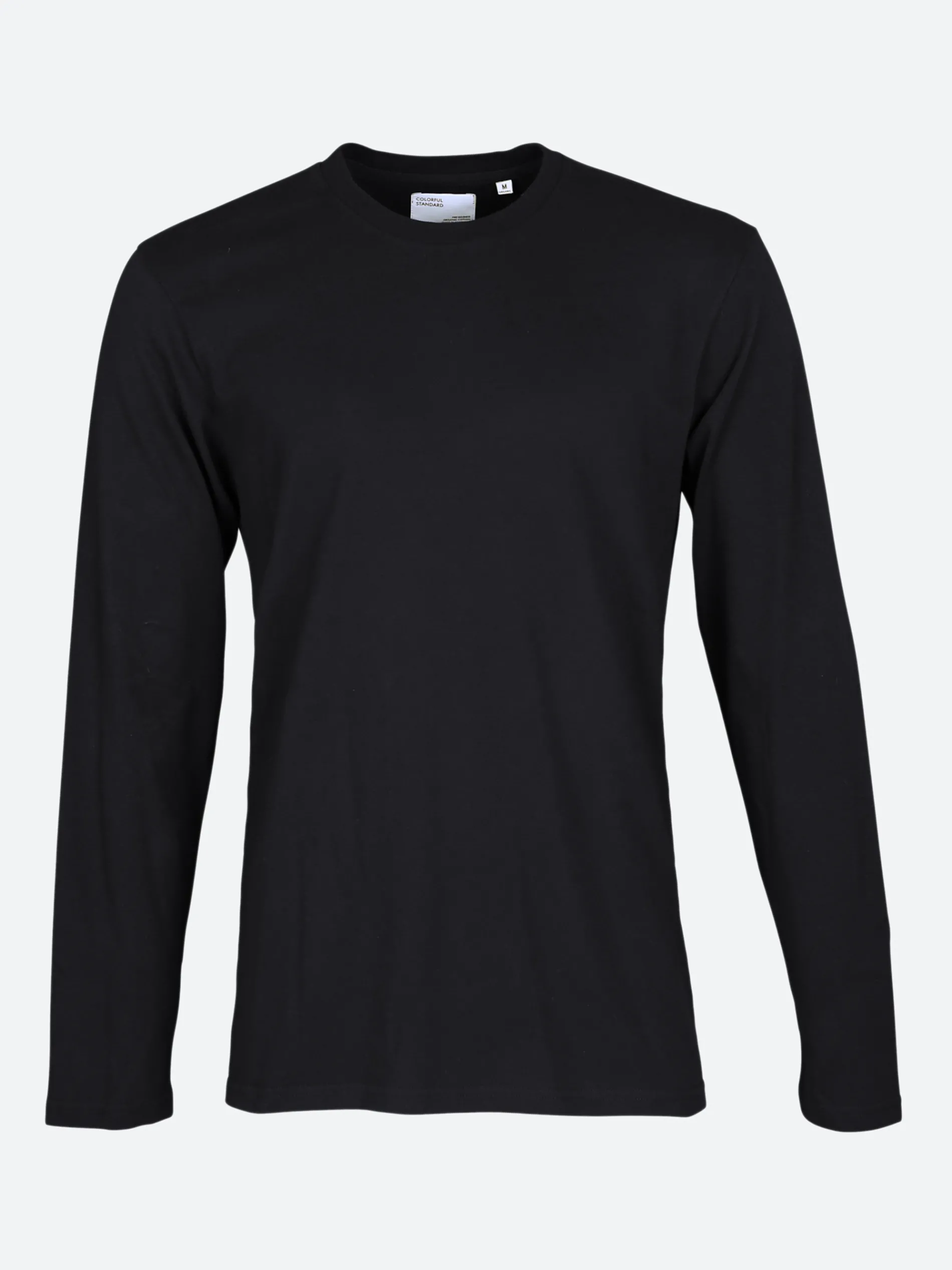 Colorful Standard - Classic Organic Long Sleeve Tee in Deep Black