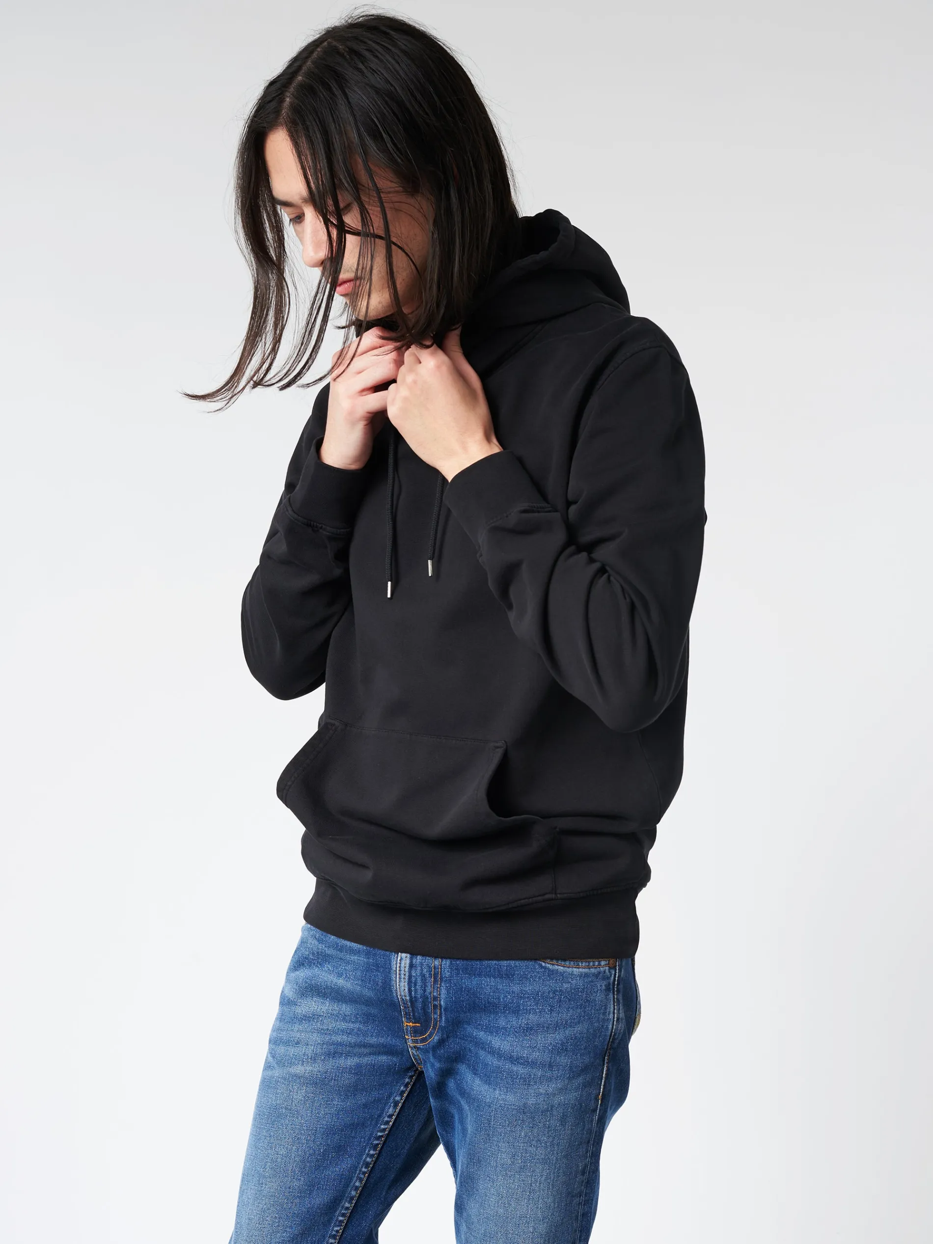 Colorful Standard - Classic Organic Hoodie in Deep Black