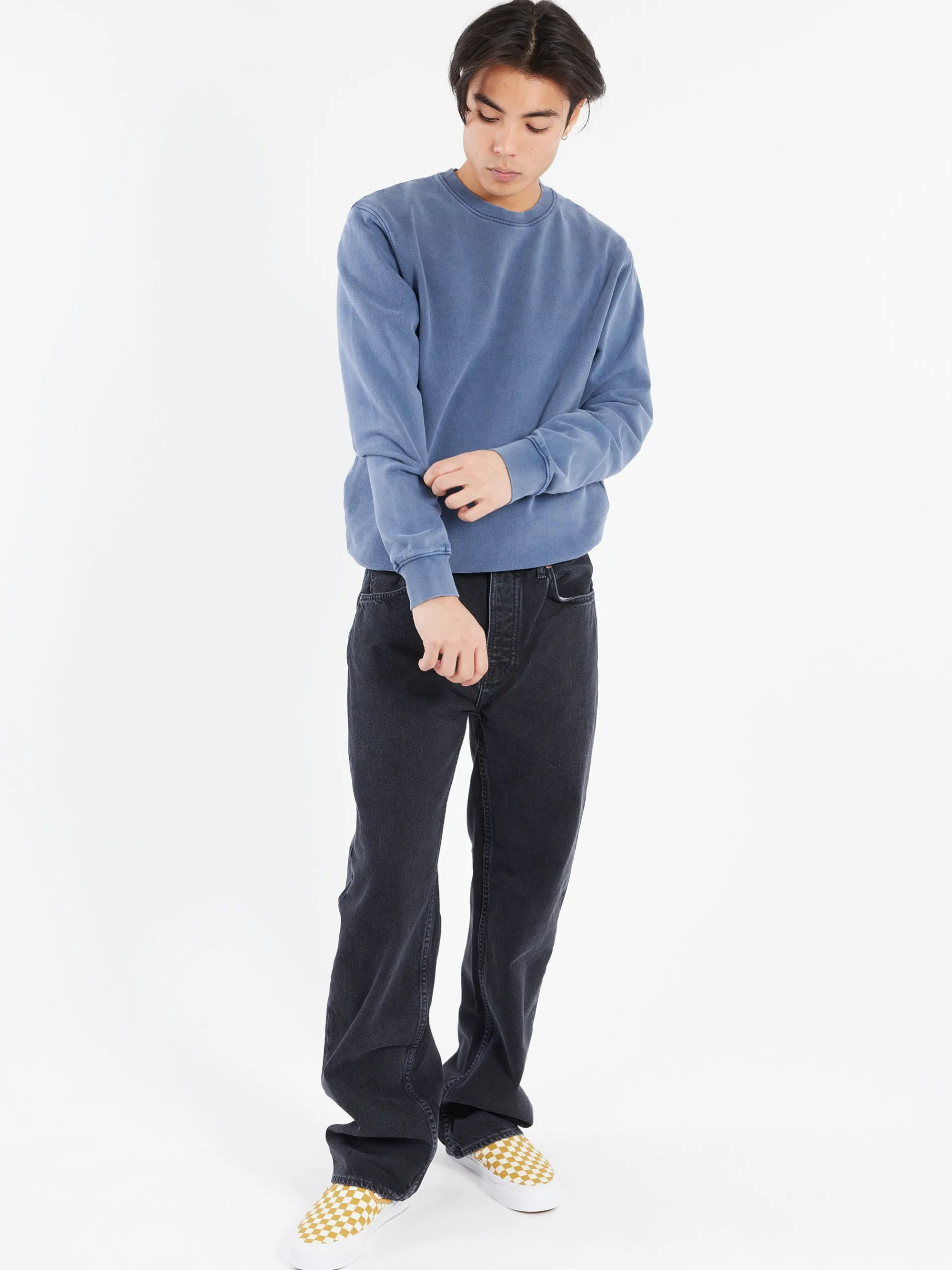 Colorful Standard - Classic Organic Crew in Neptune Blue