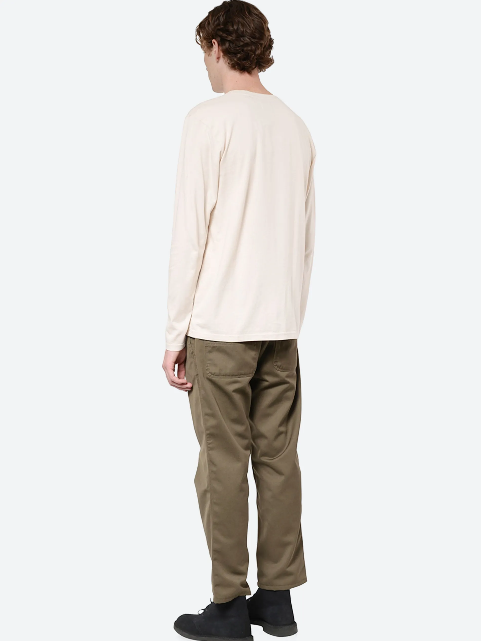 Colorful Standard - Classic Organic Long Sleeve Tee in Ivory White