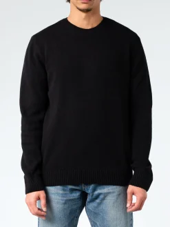 Colorful Standard - Merino Wool Crew in Deep Black