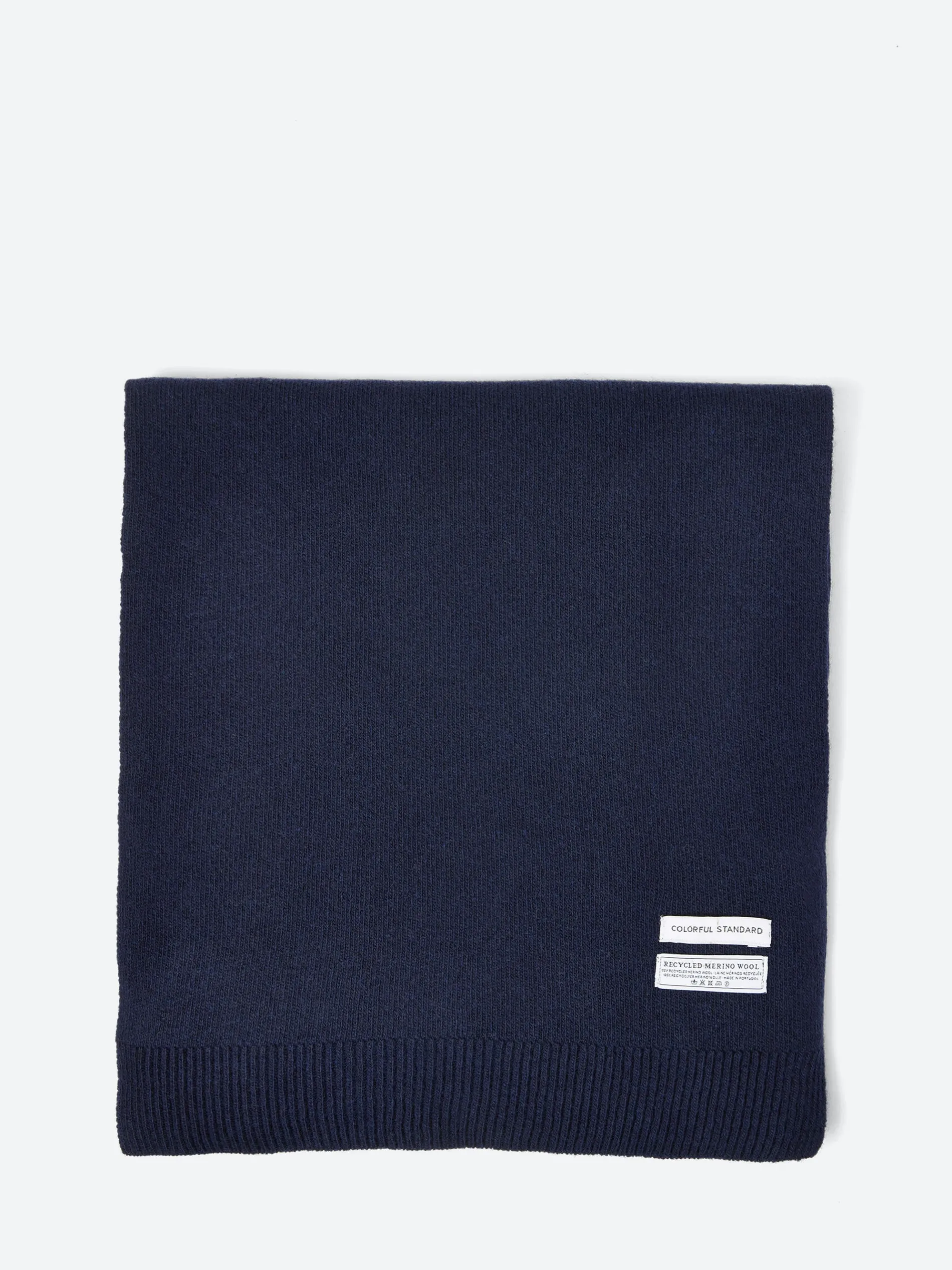 Colorful Standard - Merino Wool Scarf in Navy