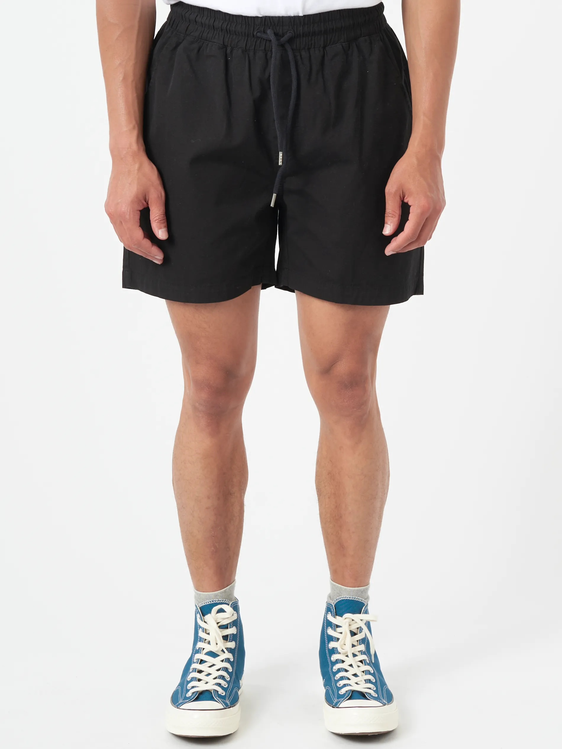 Colorful Standard - Organic Twill Shorts in Deep Black
