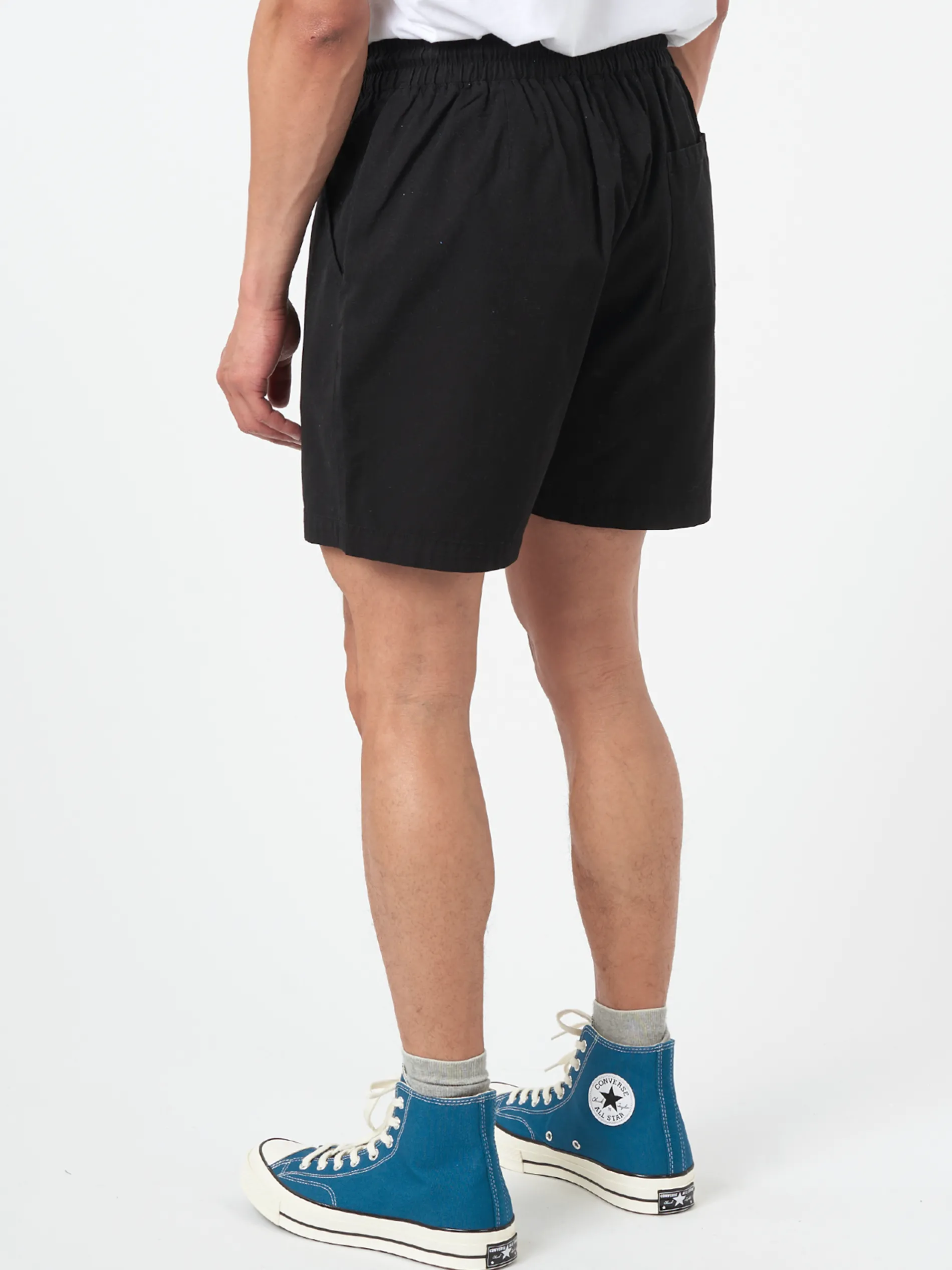 Colorful Standard - Organic Twill Shorts in Deep Black
