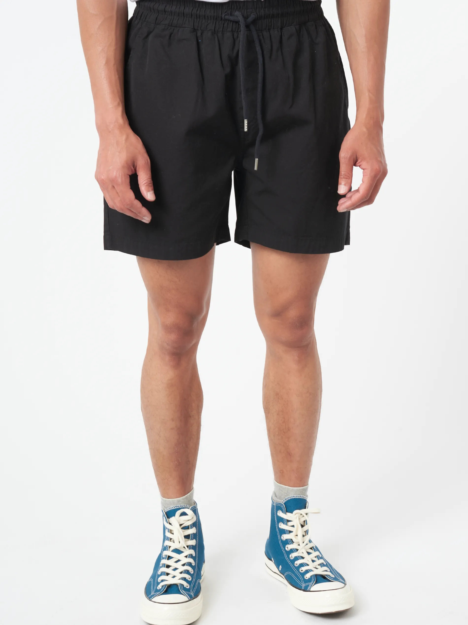 Colorful Standard - Organic Twill Shorts in Deep Black