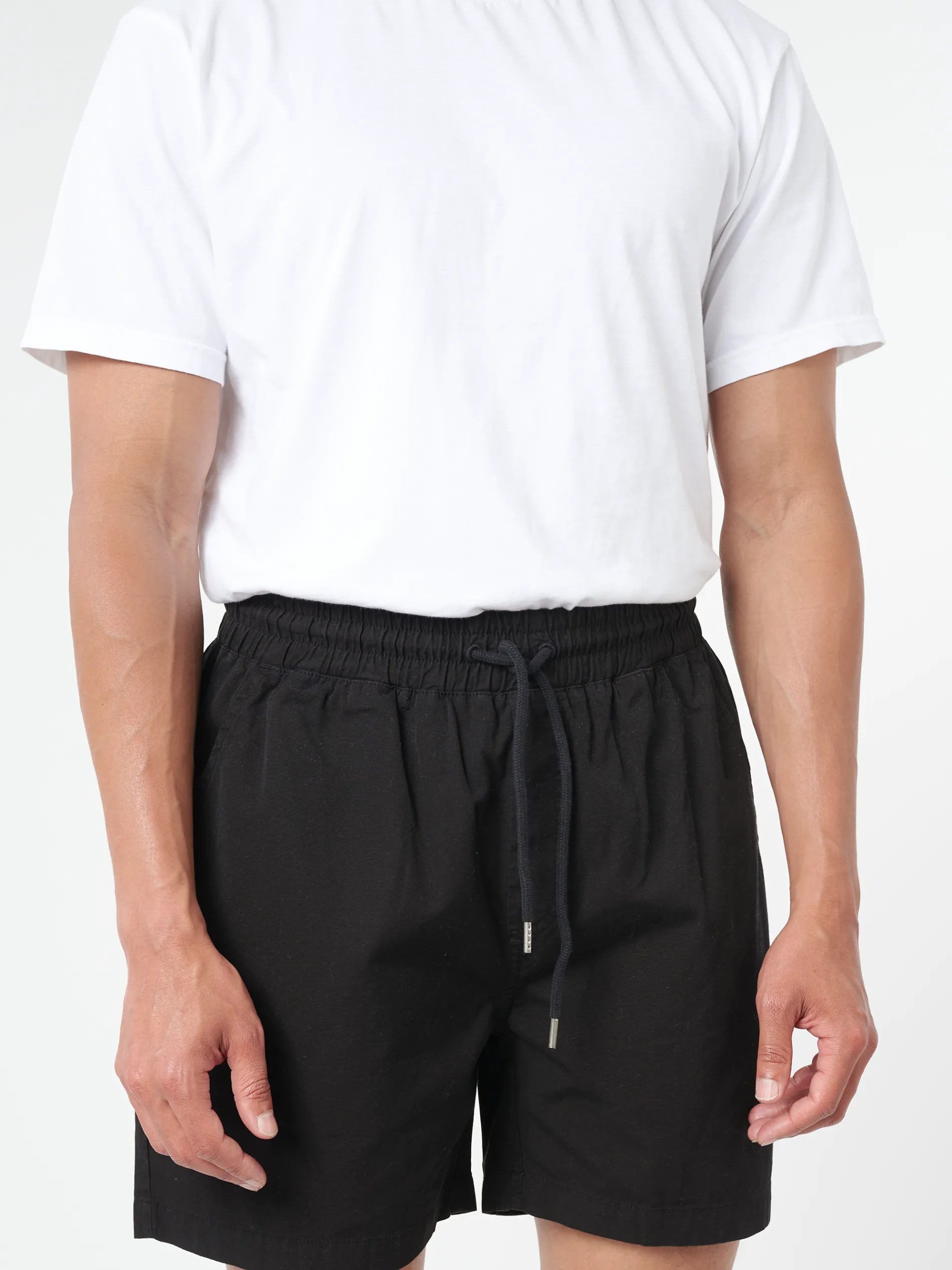 Colorful Standard - Organic Twill Shorts in Deep Black
