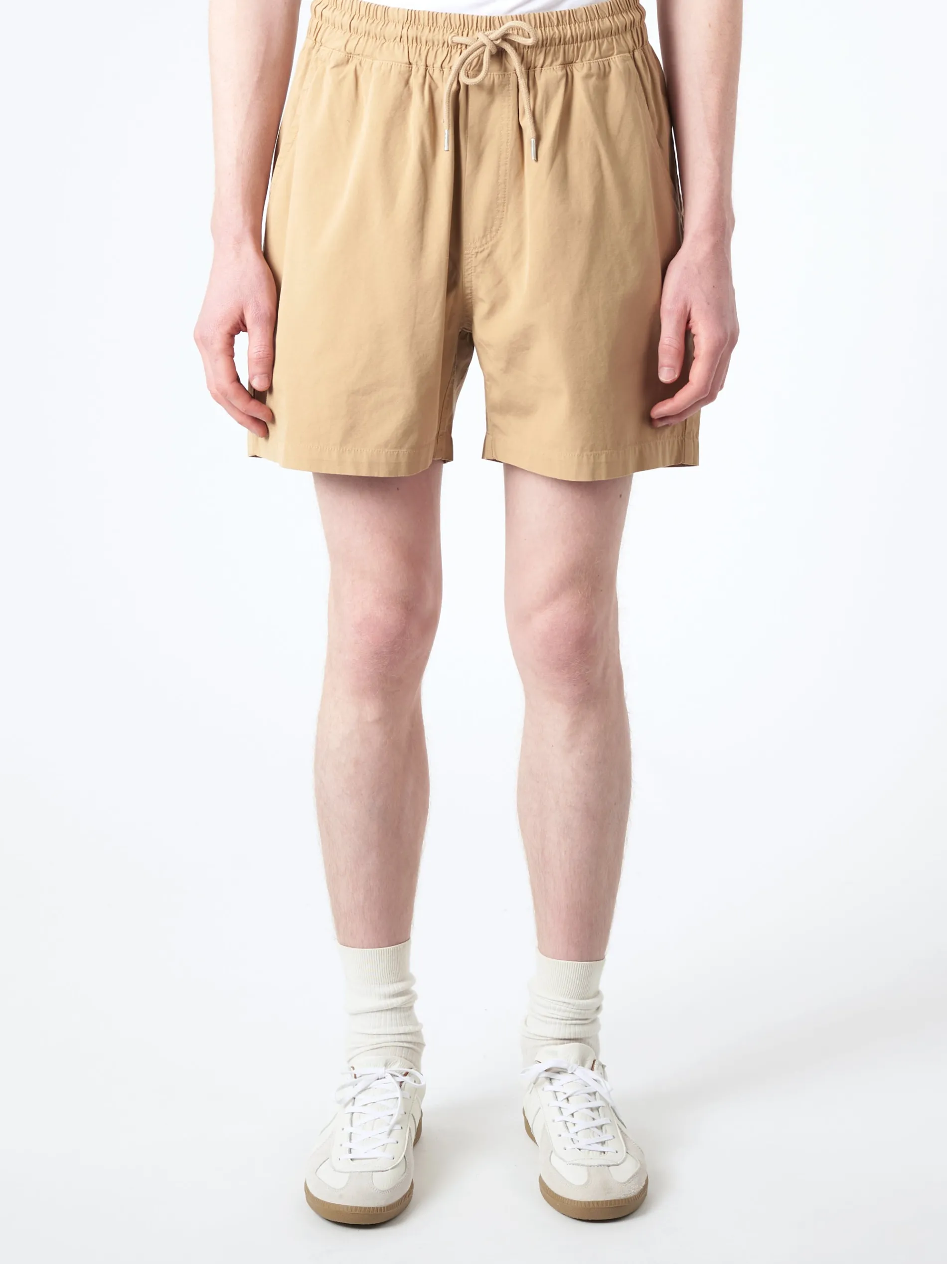 Colorful Standard - Organic Twill Shorts in Desert Khaki