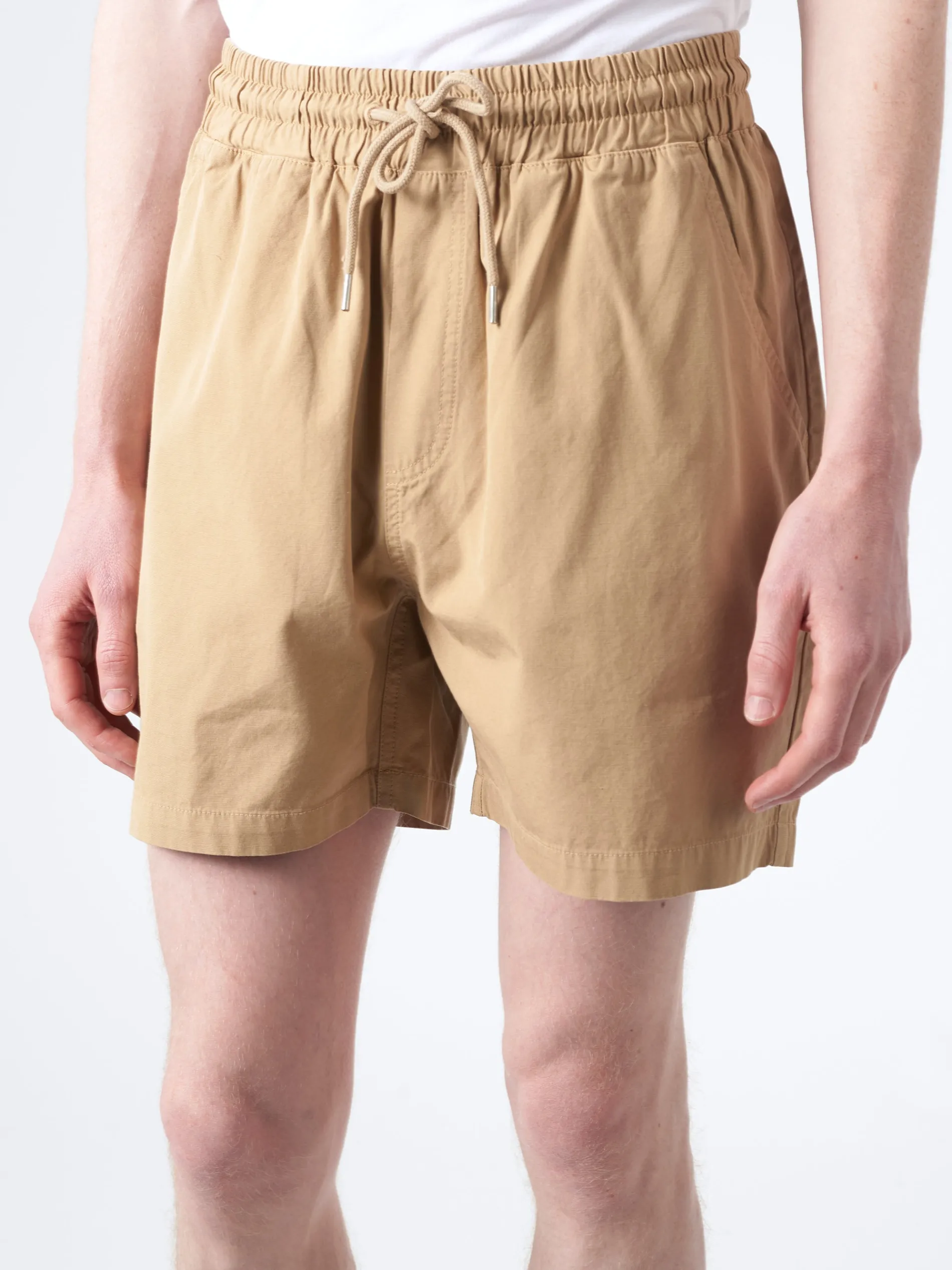 Colorful Standard - Organic Twill Shorts in Desert Khaki
