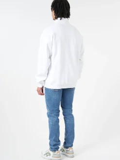 Colorful Standard - Quarter Zip in Optical White