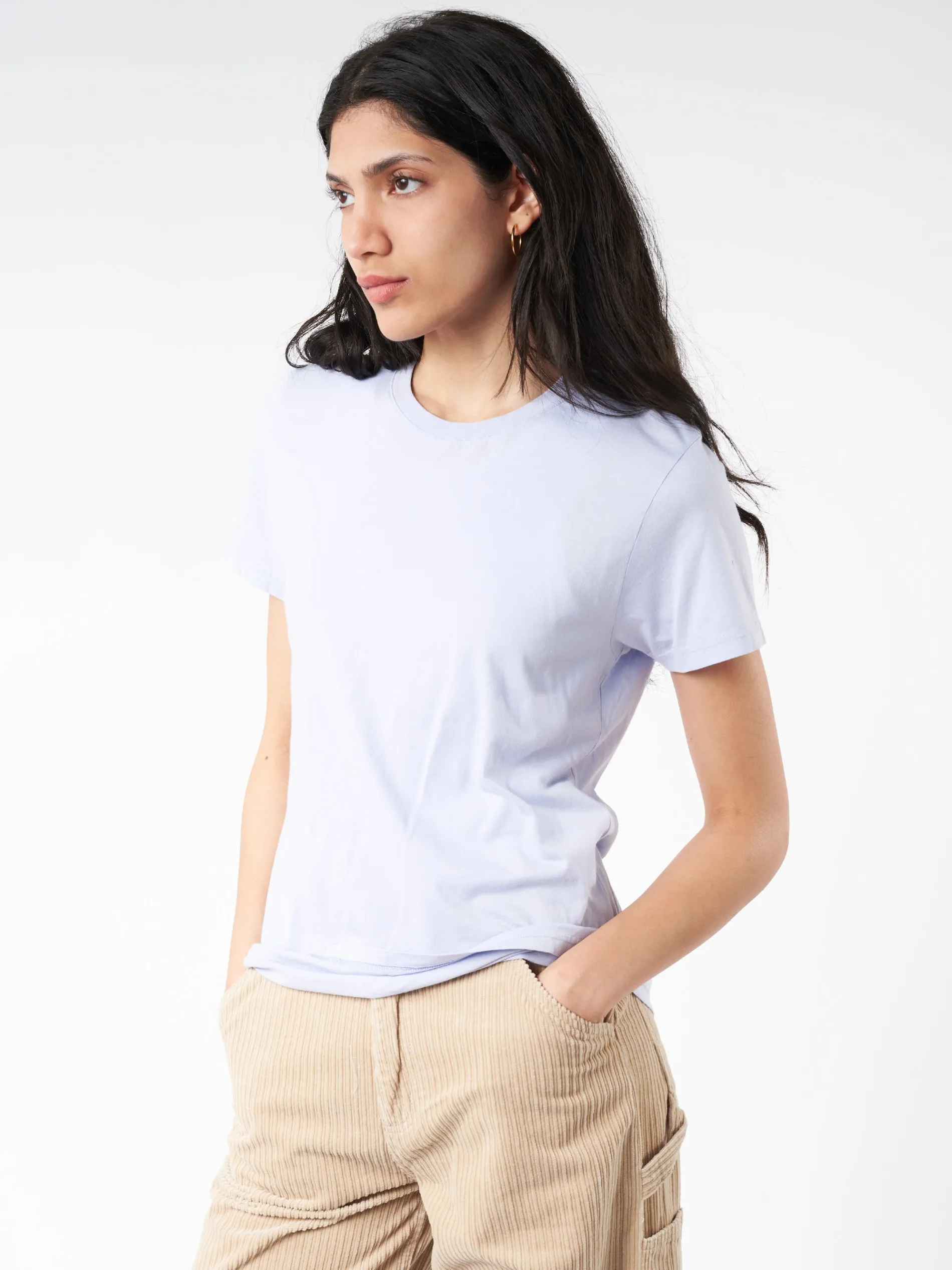 Colorful Standard - Women Light Organic Tee in Soft Lavender