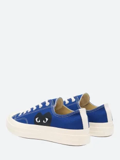 Comme des Garçons PLAY - Black Heart Chuck 70 Low Top in Blue
