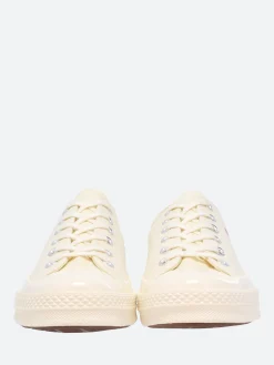 Comme des Garçons PLAY - Red Heart Chuck 70 Low Top in White