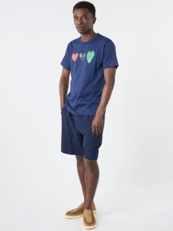 Comme des Garçons PLAY - T186 T-Shirt in Navy