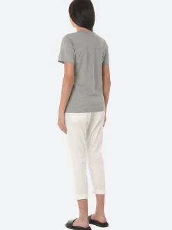 Comme des Garçons PLAY - T083 T-Shirt in Grey with Black Heart Print