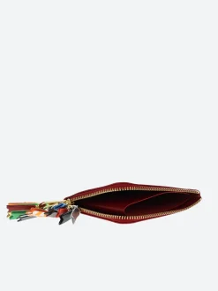 Comme des Garçons WALLET - SA3100ZP Zipper Pull Wallet in Red