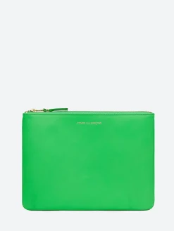 Comme des Garçons WALLET - SA5100 Classic Wallet in Green