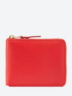 Comme des Garçons WALLET - SA7100 Classic Zip Wallet in Orange