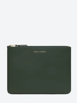 Comme des Garçons WALLET - SA5100 Classic Wallet in Bottle Green