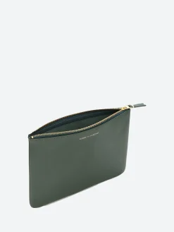 Comme des Garçons WALLET - SA5100 Classic Wallet in Bottle Green