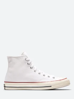 Converse - Chuck 70 High Top in White and Garnet and Egret