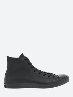 Converse - Chuck Taylor All Star Mono Leather High Top in Black Monochrome