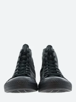 Converse - Chuck Taylor All Star Mono Leather High Top in Black Monochrome