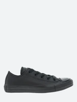 Converse - Chuck Taylor All Star Mono Leather Low Top in Black/Monochrome