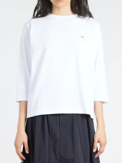 Danton - 3/4 Sleeve T-Shirt in White