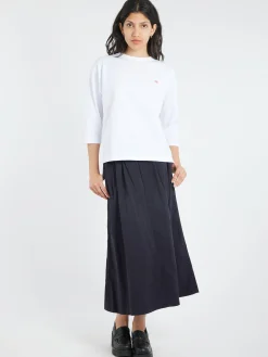 Danton - 3/4 Sleeve T-Shirt in White