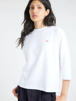 Danton - 3/4 Sleeve T-Shirt in White