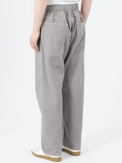 Danton - Belted Easy Pants in Grey