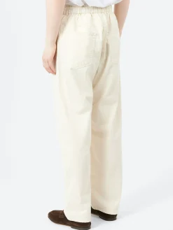 Danton - Belted Easy Pants in Ecru