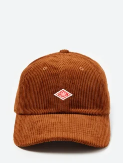Danton - Corduroy 6 Panel Cap in Deep Orange