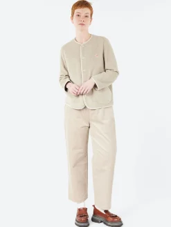 Danton - Corduroy Easy Pants in Greige