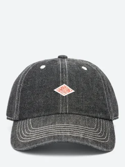 Danton - Denim 6 Panel Cap in Black