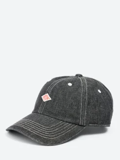 Danton - Denim 6 Panel Cap in Black