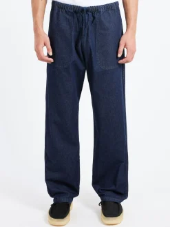 Danton - Denim Easy Pants in Indigo