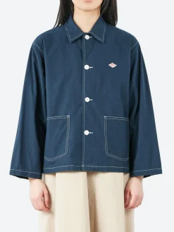 Danton - Horse Cloth Shirt Coveralls in Dark Navy
