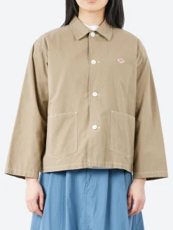 Danton - Horse Cloth Shirt Coveralls in Greige