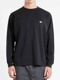 Danton - Long Sleeve T-Shirt in Black