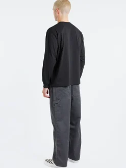 Danton - Long Sleeve T-Shirt in Black