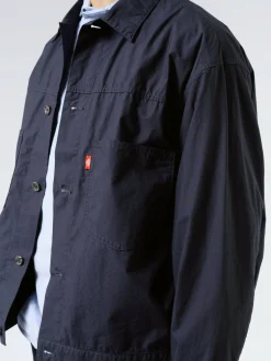 Danton - Men's Cotton Weather Short Jacket in Navy