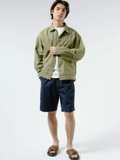 Danton - Men's Cotton Weather Short Jacket in Olive