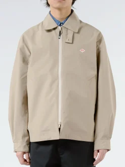 Danton - Men's 3-Layer Cloth Zip Up Jacket in Beige