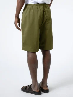 Danton - Men's Nylon Twill Work Easy Shorts in Khaki