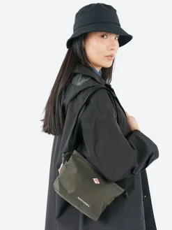 Danton - Montsouris Cordura Canvas Shoulder Bag in Dark Grey