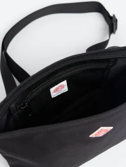 Danton - Montsouris Cordura Canvas Shoulder Bag in Black