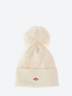 Danton - Pom Knit Cap in Off White